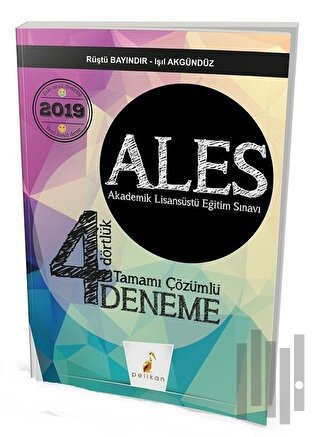 2019 ALES Dört Dörtlük Tamamı Çözümlü 4 Deneme