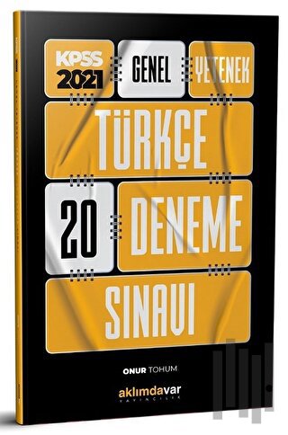 2021 KPSS Genel Yetenek Türkçe 20 Deneme Sınavı