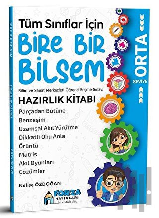 2022 Tüm Sınıflar İçin Bire Bir Bilsem Orta Seviye Hazırlık Kitabı