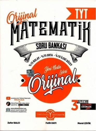 2022 TYT Orijinal Matematik Soru Bankası | Kitap Ambarı
