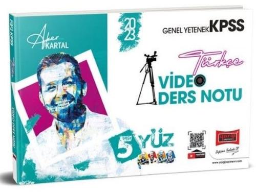 2023 KPSS 5Yüz Türkçe Video Ders Notları