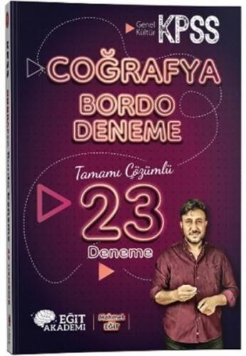 KPSS Coğrafya Tamamı Çözümlü 23 Bordo Deneme Sınavı | Kitap Ambarı