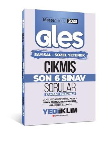 2023 Master Serisi Ales Sayısal - Sözel Yetenek Son 6 Sınav Tamamı Çözümlü Çıkmış Sorular