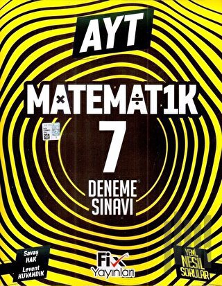 2024 AYT Matematik 7 Denemeleri
