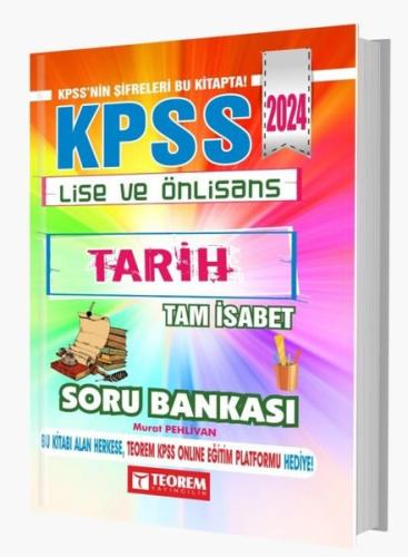 2024 KPSS Lise Ön Lisans Tam İsabet Tarih Soru Bankası