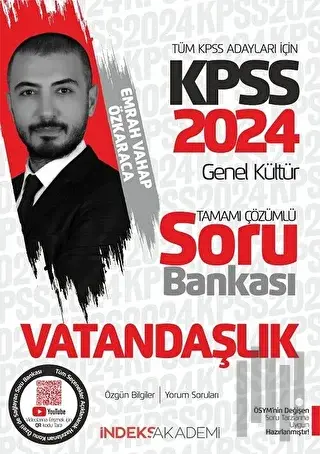 2024 KPSS Vatandaşlık Soru Bankası Çözümlü