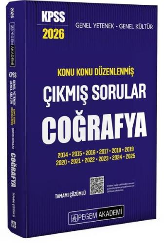 2026 KPSS Genel Yetenek Genel Kültür Konu Konu Düzenlenmiş Tamamı Çözümlü Çıkmış Sorular Coğrafya