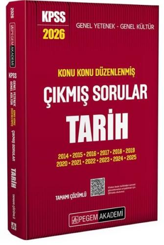 2026 KPSS Genel Yetenek Genel Kültür Konu Konu Düzenlenmiş Tamamı Çözümlü Çıkmış Sorular Tarih