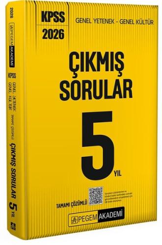 2026 KPSS Genel Yetenek Genel Kültür Tamamı Çözümlü Çıkmış Sorular 5 Yıl