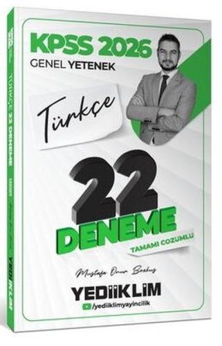 2026 KPSS Genel Yetenek Türkçe Tamamı Çözümlü 22 Deneme Sınavı