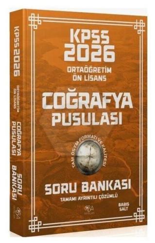 2026 KPSS Lise Ortaöğretim Ön Lisans Coğrafya Pusulası Soru Bankası Çözümlü