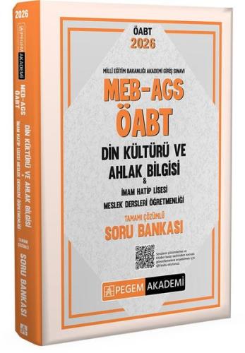 2026 MEB AGS ÖABT Din Kültürü ve Ahlak Bilgisi - İmam Hatip Lisesi Tam. Çöz. Soru Bankası