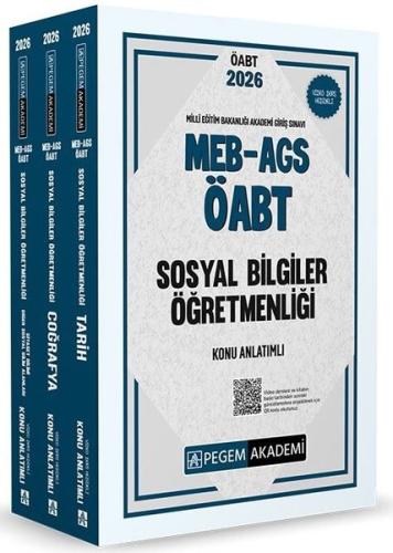 2026 MEB AGS ÖABT Sosyal Bilgiler Öğretmenliği Konu Anlatımlı - 3 Kitap Takım