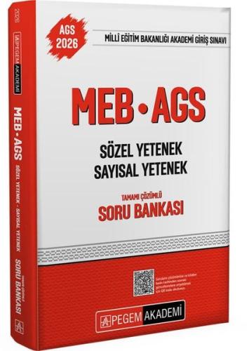 2026 MEB - AGS Soru Bankası Tamamı Çözümlü Sözel Yetenek Sayısal Yetenek