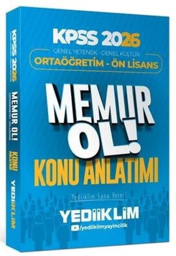 2026 Ortaöğretim - Önlisans Genel Kültür - Genel Yetenek Memur Konu Anlatım