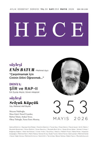 Hece Dergisi - Sayı 353 Mayıs 2026