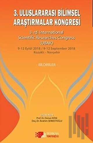 3. Uluslararası Bilimsel Araştırmalar Kongresi