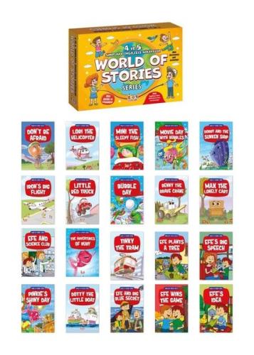 4 ve 5. Sınıf İngilizce Hikayeler Seti - World of Stories Series - 20 