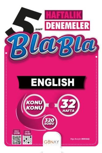 5. Sınıf 32 Haftalık Bla Bla İngilizce Denemeleri