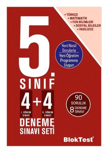 5.Sınıf Deneme Sınavı Seti  4+4