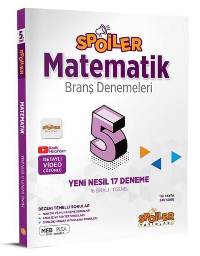 5.Sınıf Matematik Branş Denemeleri