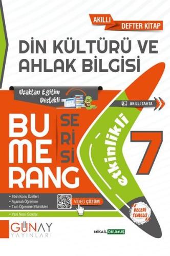 7. Sınıf Bumerang Etkinlikli Din Kültürü Ve Ahlak Bilgisi | Kitap Amba
