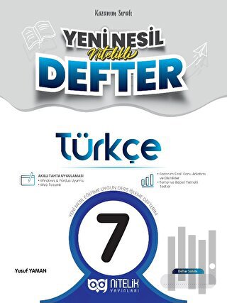 7. Sınıf Türkçe Yeni Nesil Nitelikli Defter