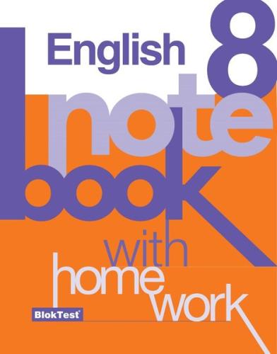 8 English Note Book With Home Work