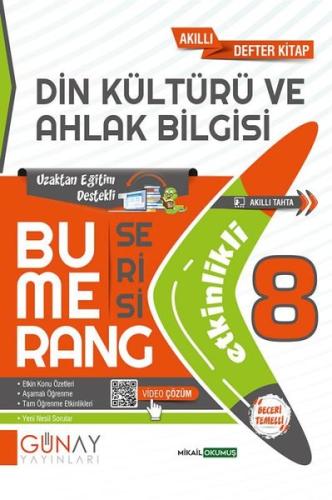 8. Sınıf Bumerang Etkinlikli Din Kültürü Ve Ahlak Bilgisi | Kitap Amba