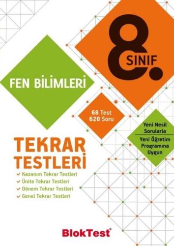8.Sınıf Fen Bilimleri Tekrar Testleri