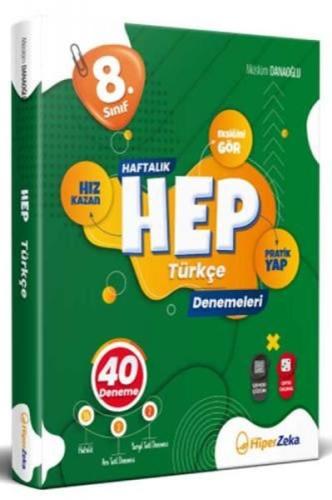 8. Sınıf Haftalık HEP Türkçe 40 Deneme
