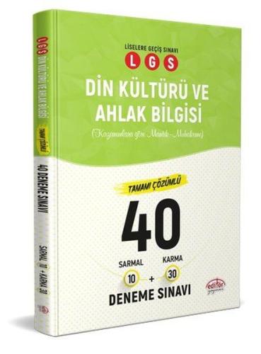 8.Sınıf LGS Din Kültürü ve Ahlak Bilgisi 10 Sarmal+30 Karma Deneme