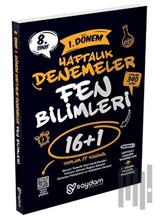 8. Sınıf LGS Fen Bilimleri 1.Dönem 16+1 Haftalık Kazanım Denemeleri | 