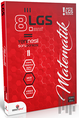 8. Sınıf LGS Matematik Video Konu Anlatım ve Çözümlü Soru Bankası