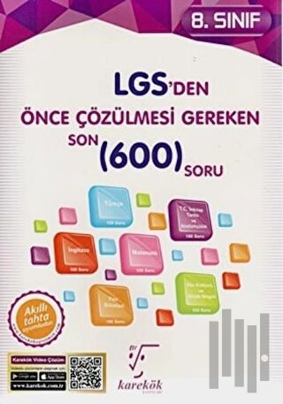 8. Sınıf LGS'den Önce Çözülmesi Gereken Son 600 Soru