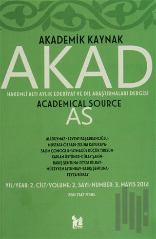 Akad Akademik Kaynak Dergisi Sayı: 3