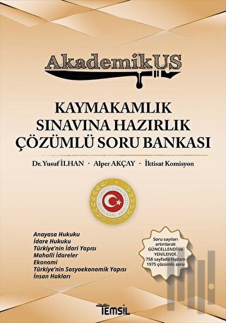 AkademikUs - Kaymakamlık Sınavına Hazırlık Çözümlü Soru Bankası