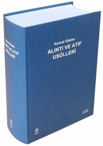 Alıntı ve Atıf Usulleri (Ciltli)