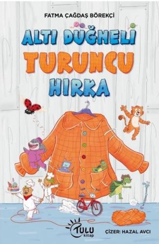 Altı Düğmeli Turuncu Hırka