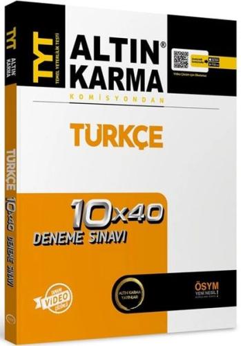 Altın Karma 2024 TYT Türkçe 10 x 40 Branş Deneme