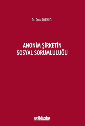 Anonim Şirketin Sosyal Sorumluluğu