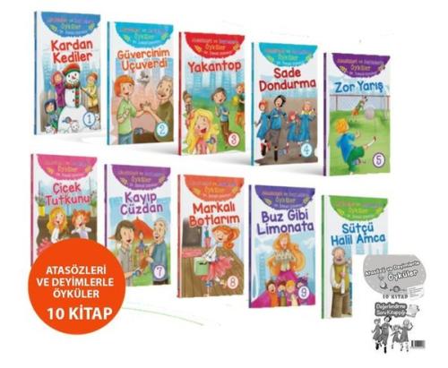 Atasözleri ve Deyimlerle Öyküler Seti - 10 Kitap Takım | Kitap Ambarı