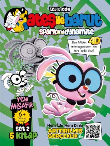 Ateş ile Barut Yeni Misafir Ar (4D) Animasyonlu Kitap Set 2 | Kitap Am
