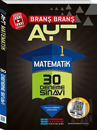 AYT Branş Branş Video Çözümlü Matematik 30 Deneme Sınavı