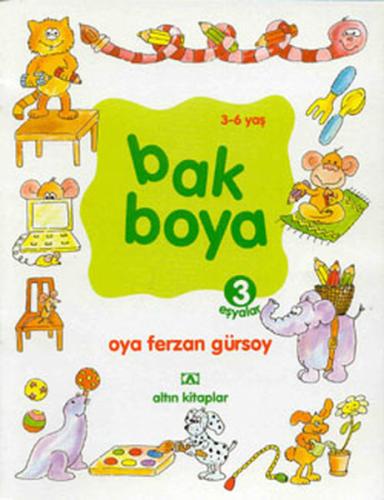 Bak Boya 3 Eşyalar | Kitap Ambarı