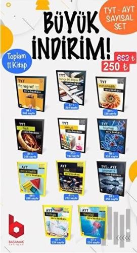 Basamak TYT-AYT Sayısal Soru Bankası Seti (11 Kitap)