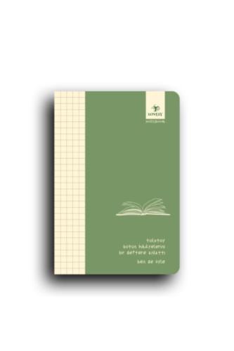 Ben De Öyle Serisi Orta Boy Yeşil Konsept Defter | Kitap Ambarı