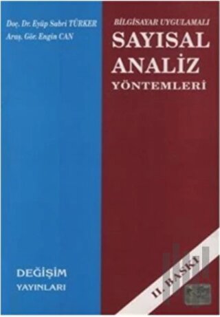 Bilgisayar Uygulamalı Sayısal Analiz Yöntemleri