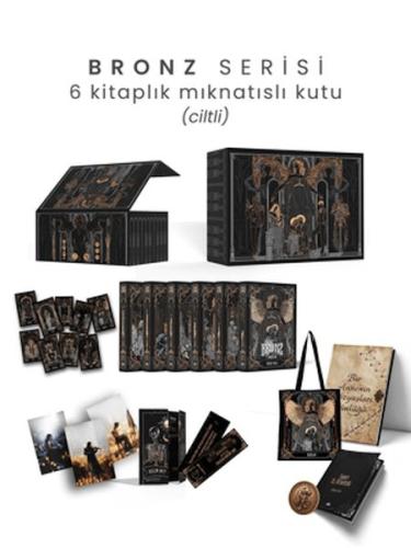 Bronz Serisi Seti - 6 Kitaplık Mıknatıslı Kutu (Ciltli) | Kitap Ambarı