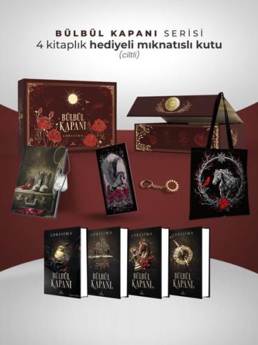 Bülbül Kapanı Serisi - Hediyeli Mıknatıslı Kutu - 4 Kitap Takım (Ciltl